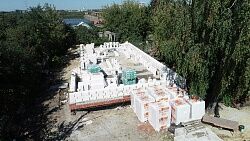 Кладка стен здания - 27 августа