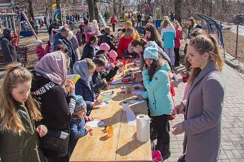 Праздник Пасхи на приходе Троицкого храма