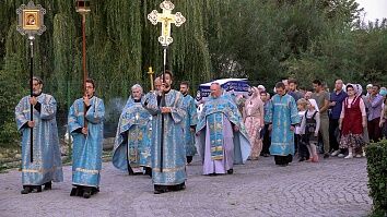 Всенощное бдение с чином Погребения Божией Матери. 