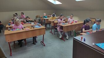 Занятие в Воскресной школе - жизнь святых благоверных князей Петра и Февронии