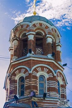 Продолжается ремонт Троицкого храма