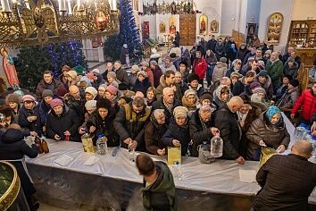 Крещенский сочельник в Троицком храме