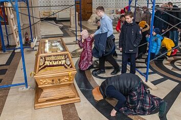 На утренней службе Великой Пятницы